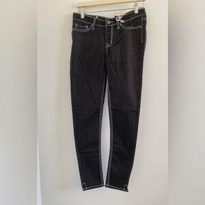 Red Rivet Black Bootified Stretch Pull On “Jean” Leggings Size M New With Tag